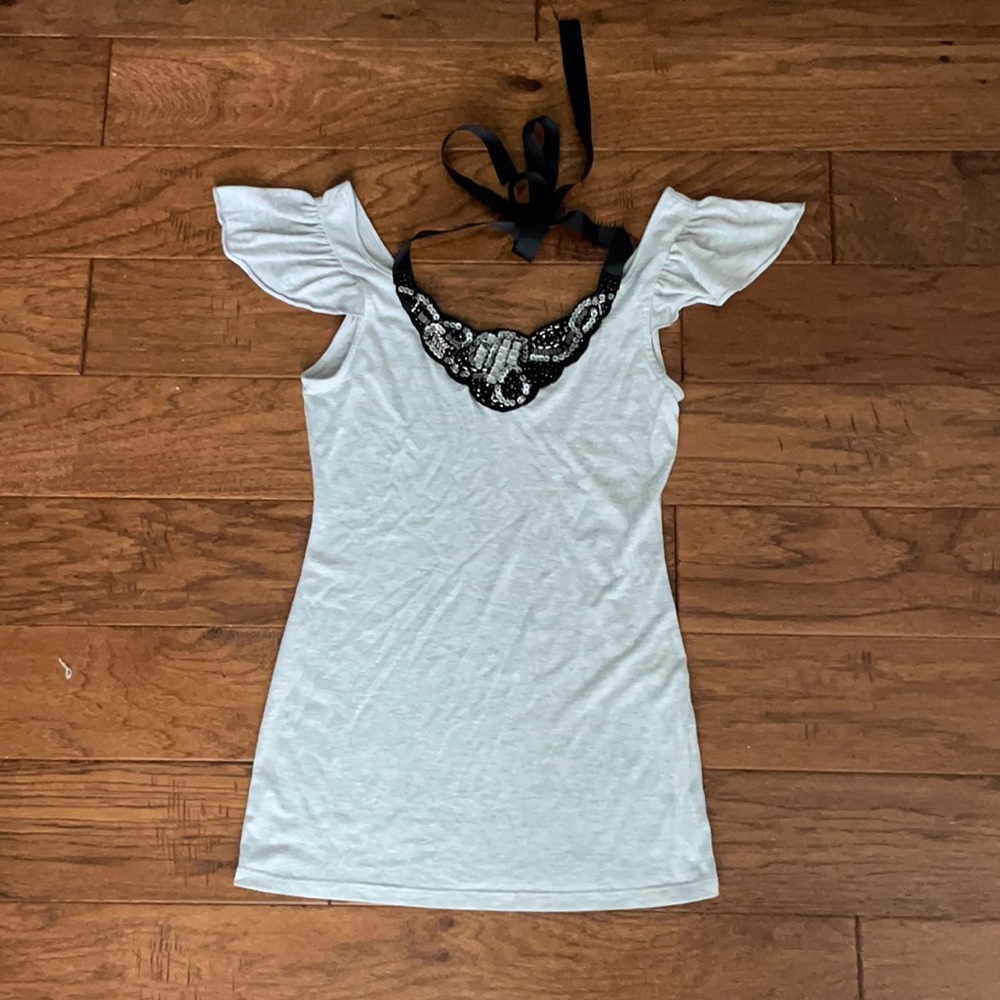 Robin K Flutter Sleeve Shirt